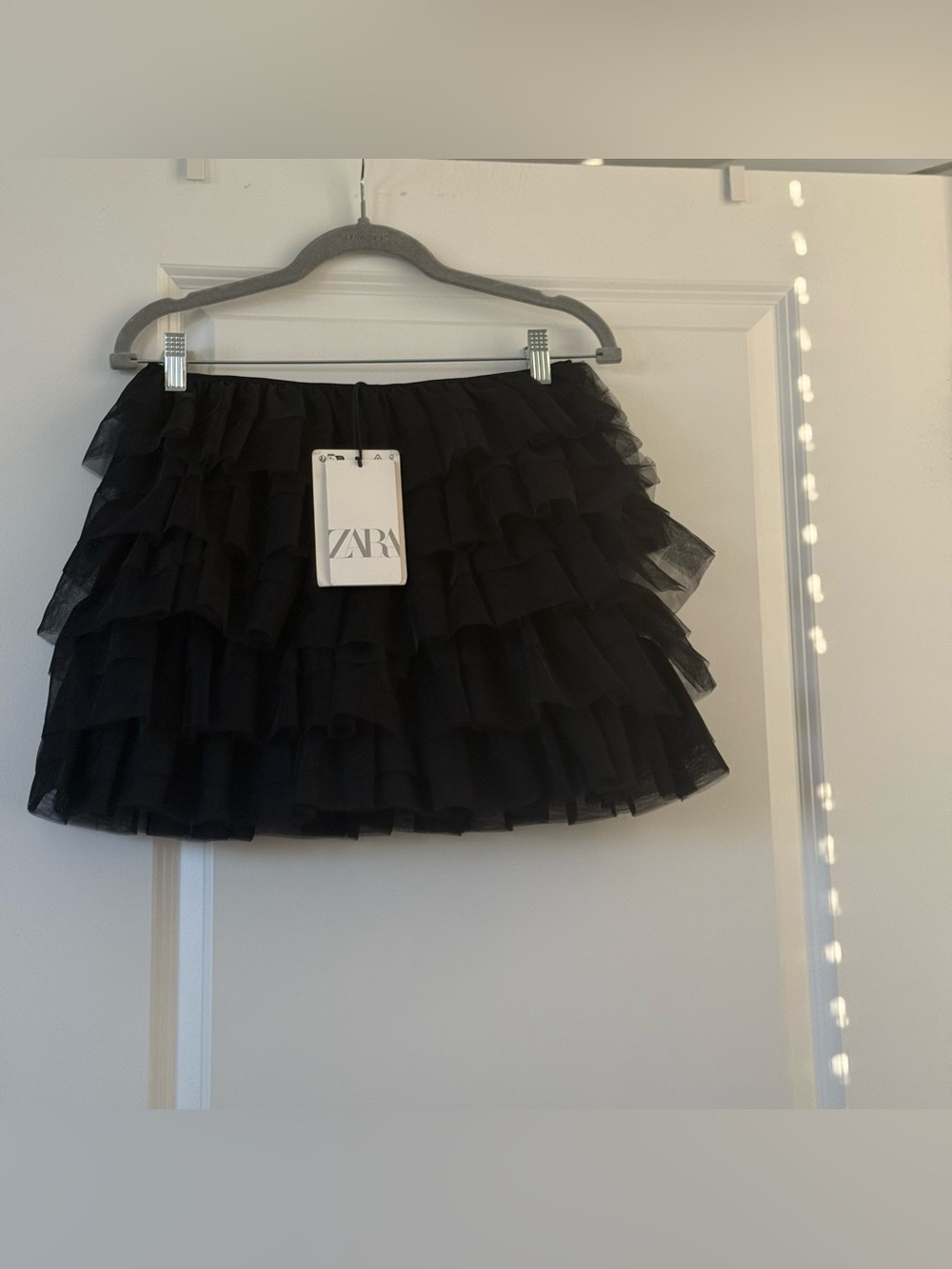 Zara Tulle Ruffle Layered Mini Skirt Halloween Collection - Picture 6 of 8